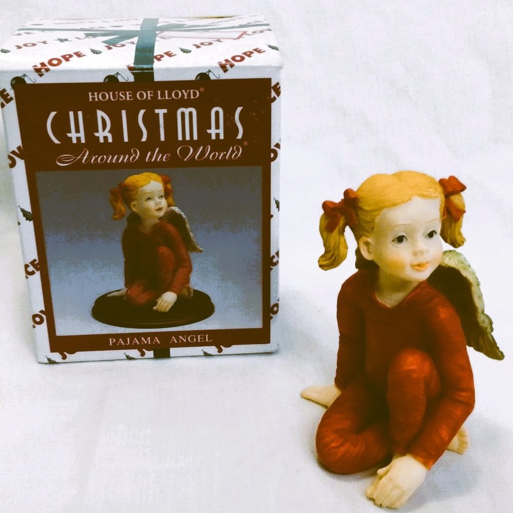 Vintage 1996-House Of LLoyd- Christmas Around The World-Pajama Angel-S. Lordi